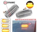 PISCAS LATERAIS LED BRANCOS PARA AUDI A4 B6 00-04 A4 B7 11.04-08 - 2