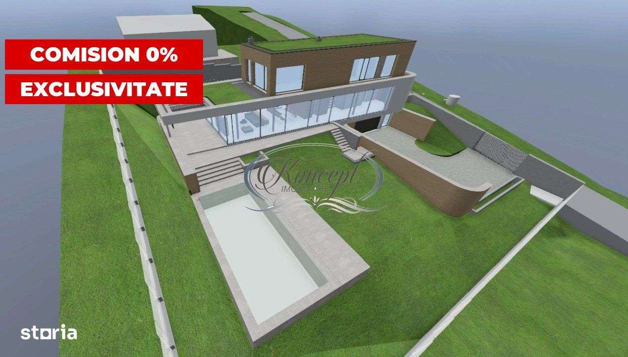 Exclusivitate 0% comision - Teren cu autorizatie pentru casa cu piscin - Imagine principală: 4/12