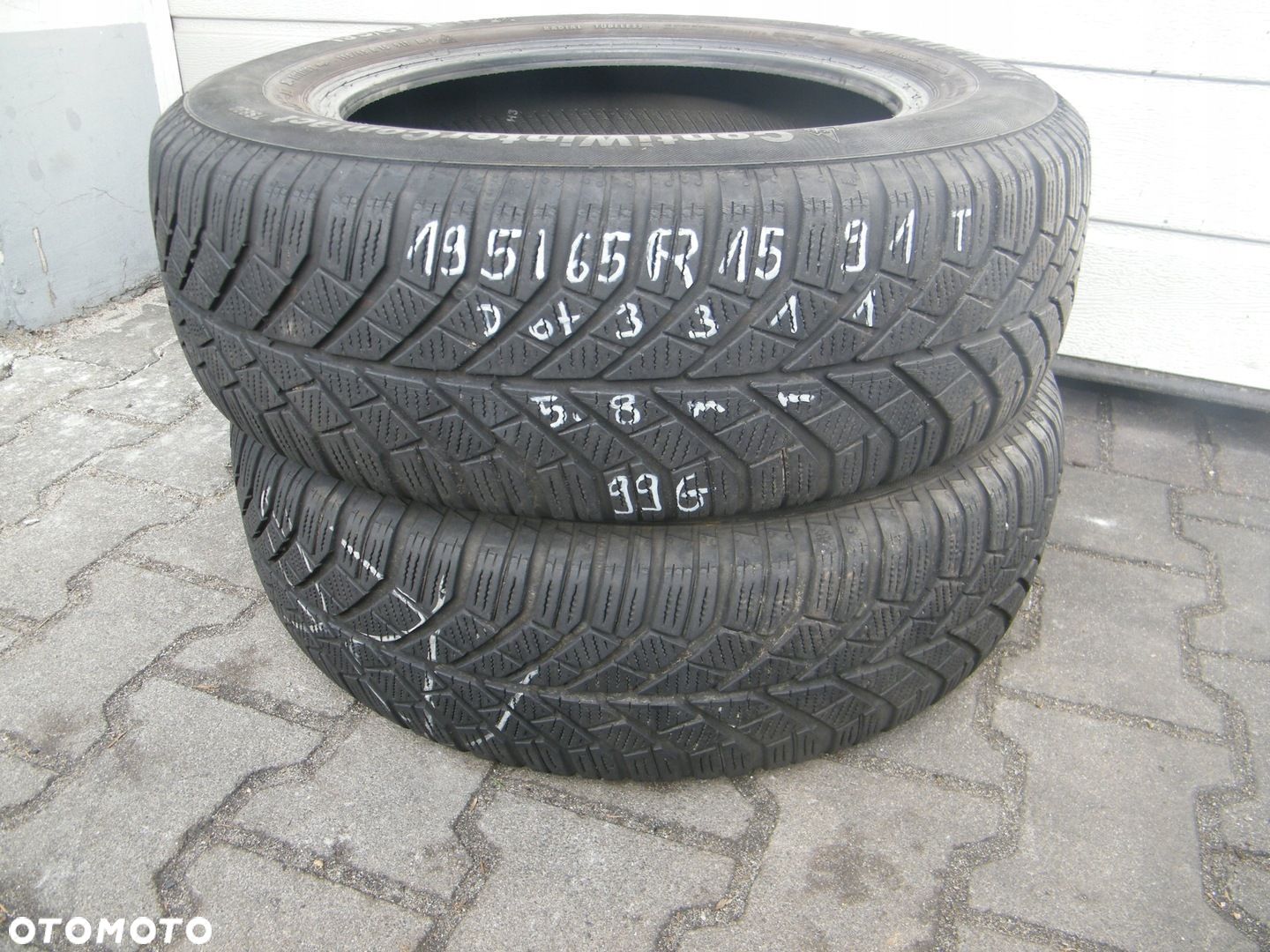 99G 2XZ 195/65R15 91T CONTINENTAL CONTIWINTERCO - 1