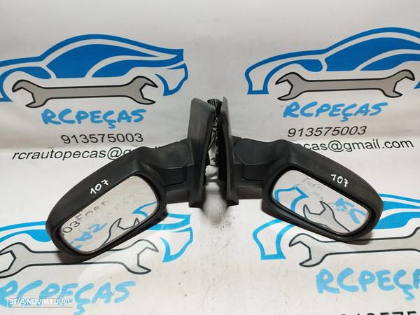 ESPELHO RETROVISOR ESQUERDO DIREITO FORD FIESTA V 5 MK5 2S6117683BP 2S6117682BP ELETRICO AQUECIDO ESPELHOS RETROVISORES - 6