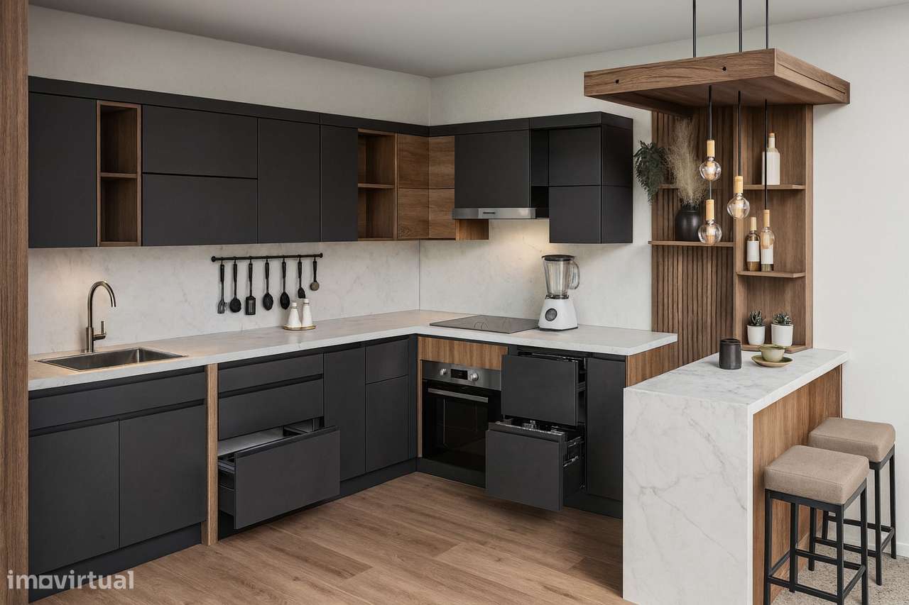 Moderna Moradia T2 no Centro Histórico de Benavente - Grande imagem: 5/7