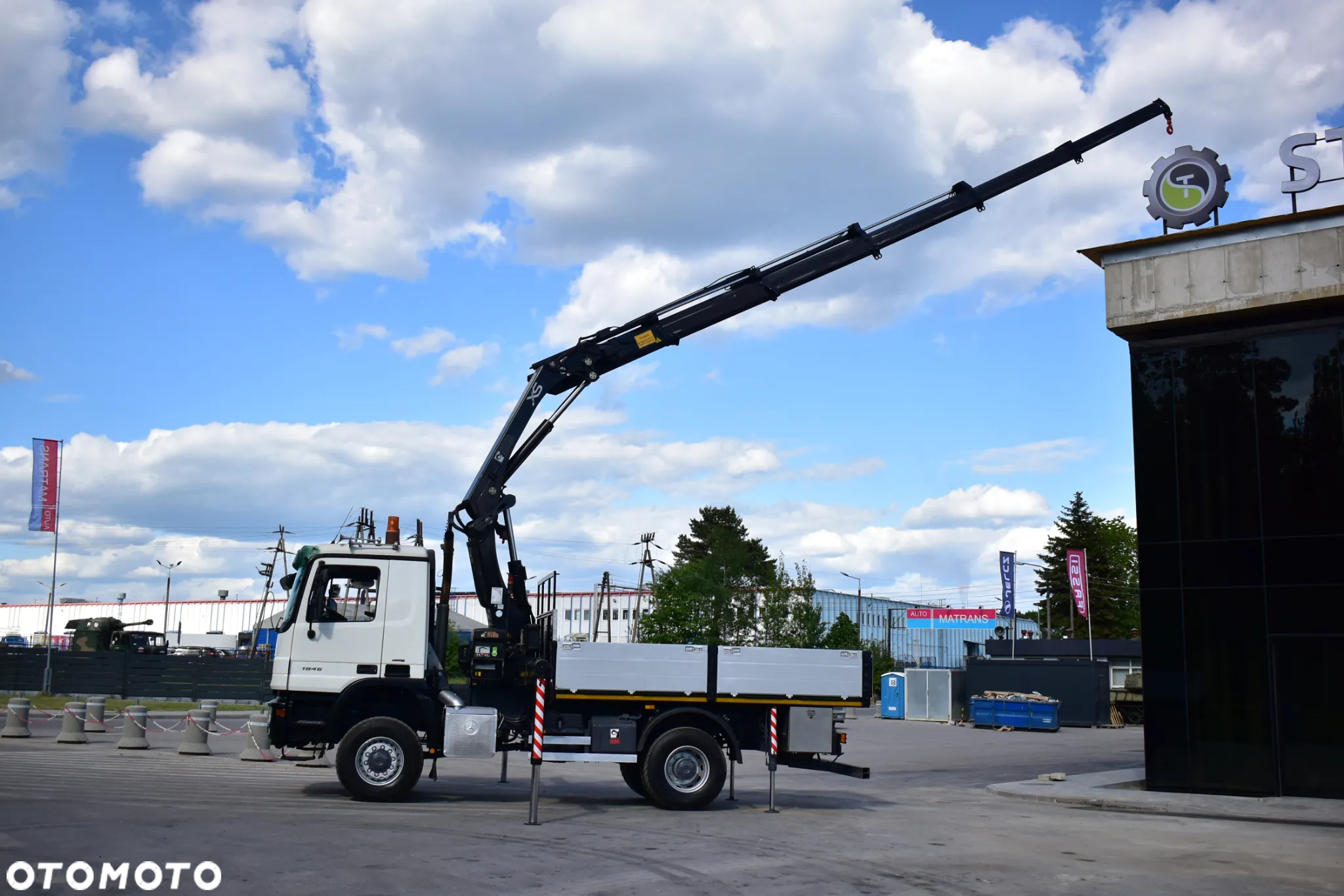 Mercedes-Benz AXOR 1846 4x4 HIAB 244 HDS Żuraw Energetyka Crane Kran - 15