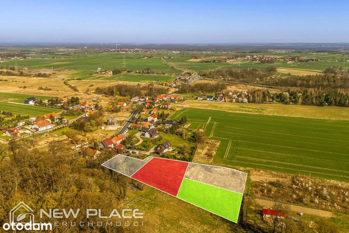 Budowlana 1460m2, Mpzp, pod Środą, obniżona cena! - Pełny obrazek: 4/16