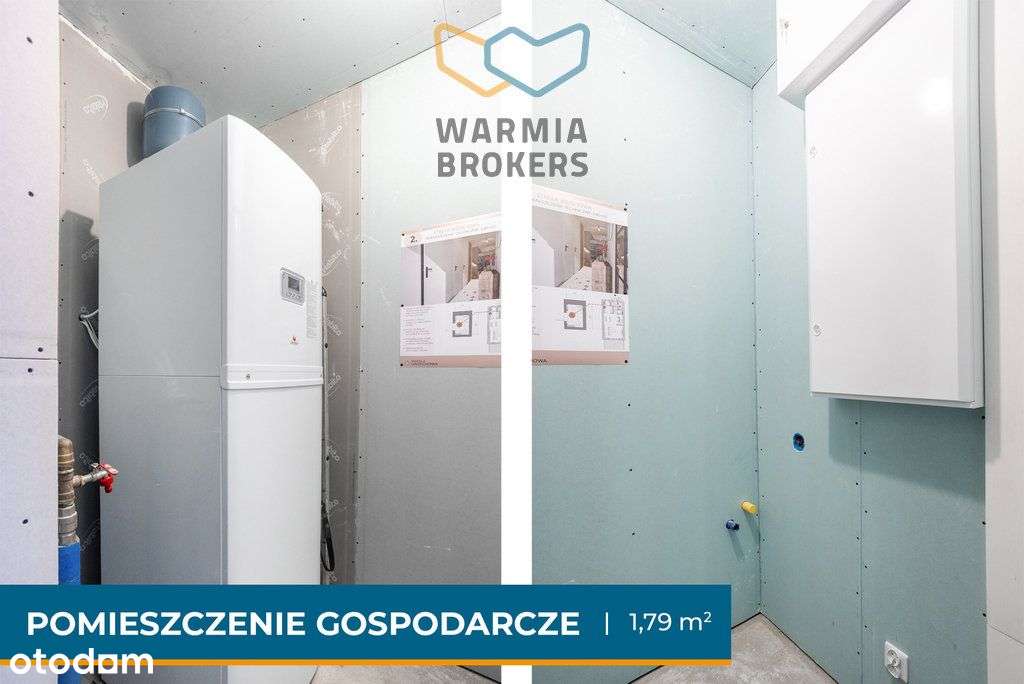 Energooszczędny dom zab. szeregowa w Bartągu-17