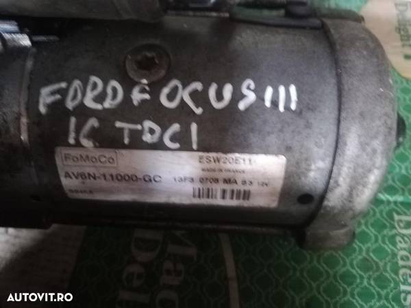 Electromotor ford focus mk3 c max grand c max galaxy mondeo tourneo connect 1.6tdci euro5 2010 2011 2012 2013 2014 perfect funcțional - 4