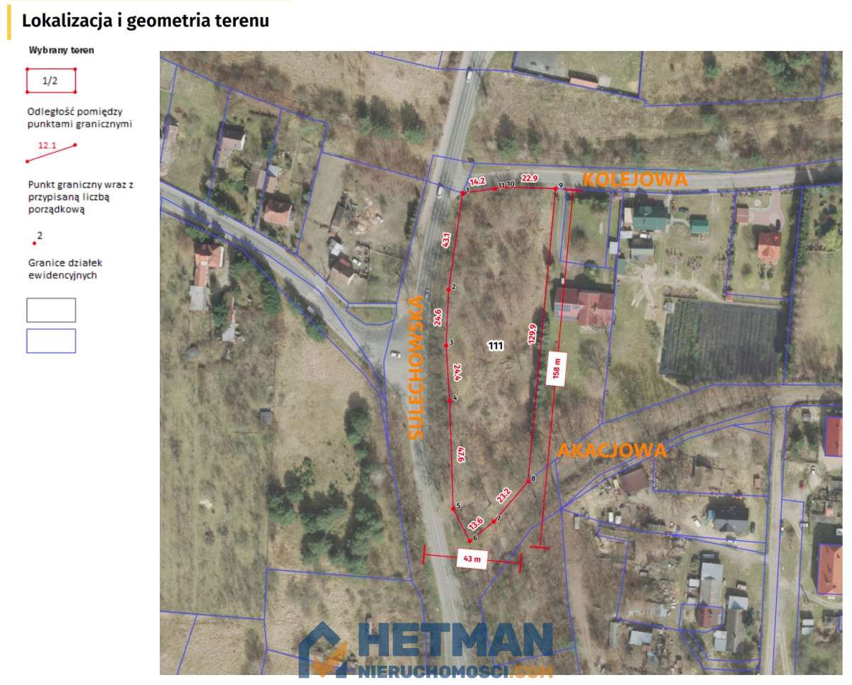 Działka ponad 0,5 ha - tylko 14km od Zielonej Góry-6