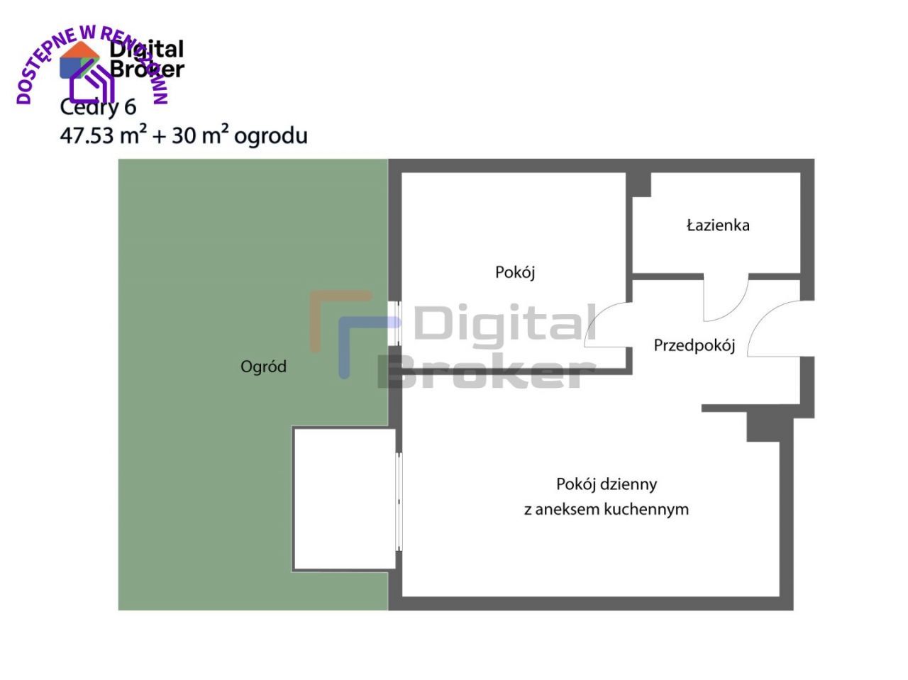 ⭐Ogród 30m2⭐Garaż⭐Widok Na Las⭐Nowe 2022- 47m2⭐