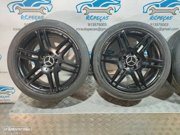 JANTES ORIGINAIS AMG MERCEDES BENZ CLASS C W204 17 POLEGADAS 7,5J 8,5J ET47 ET58 5X112 - 6