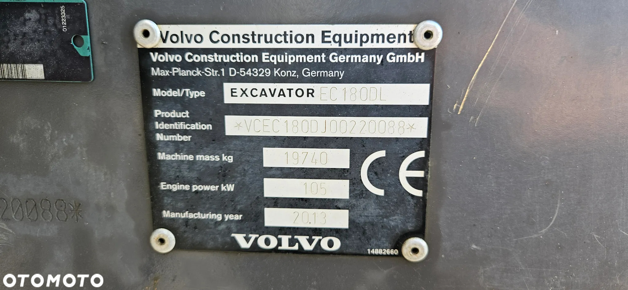 Volvo EC180DL Błotniak! 90cm klepki 2013 rok! - 12