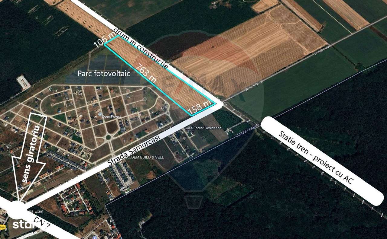 Teren pentru constructii 9.9 ha/locatie strategica, - Imagine principală: 1/5