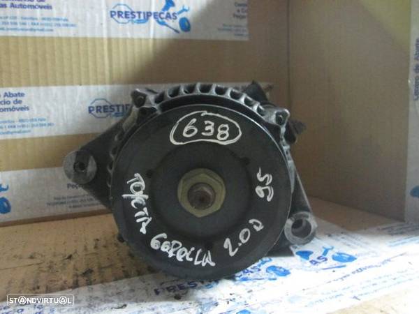 Alternador 2706064080 TOYOTA COROLLA 1995 2.0 D TOYOTA COROLLA 1993 2.0D 70CV 3P BRANCO DENSO - 2