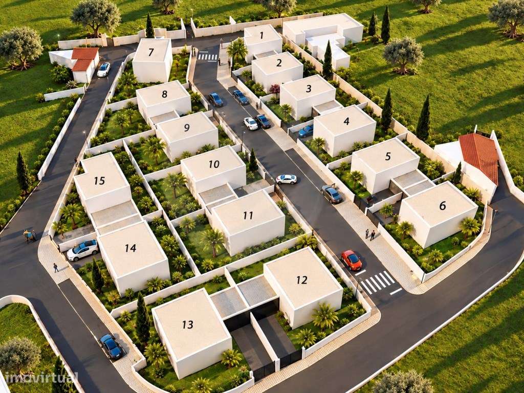 Lote para Construção de Moradias de 4 Frentes em Amorim na Póvoa de...-14