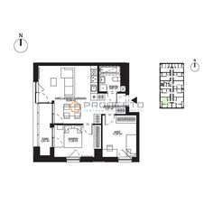 3 pokoje blisko centrum - 56,45 m2 - cesja