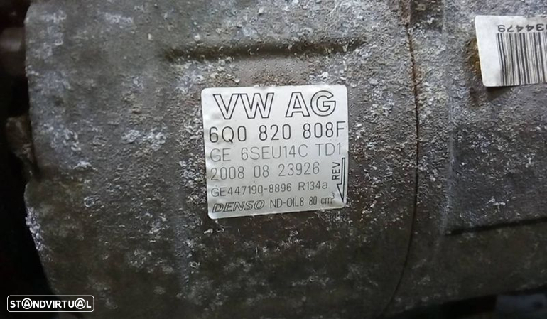 Compressor Do Ar Condicionado Volkswagen Polo (9N_) - 2