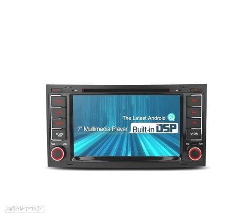 AUTO RÁDIO 7" ANDROID 12 OCTA-CORE MULTIMEDIA DVD GPS PARA VOLKSWAGEN VW TOUAREG MULTIVAN TRANSPORT - 7