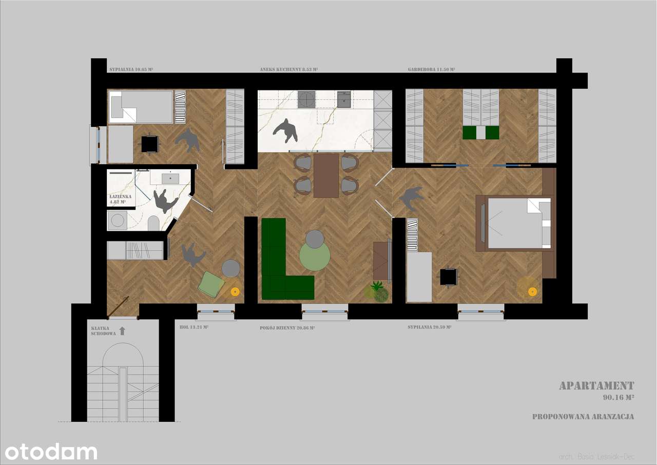 Ciche mieszkanie w sercu Kazimierza - Pełny obrazek: 5/14