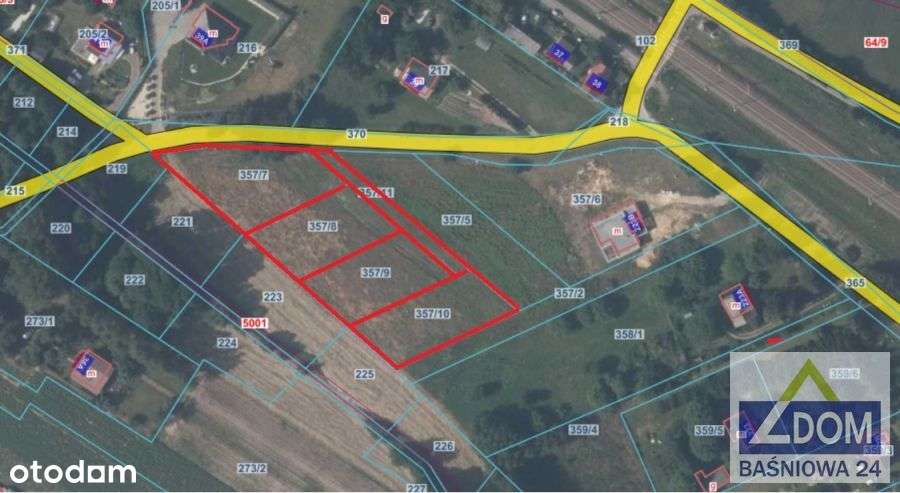 Działki  w Dolinie Ciemięgi  143 zł/m2 - Pełny obrazek: 1/6