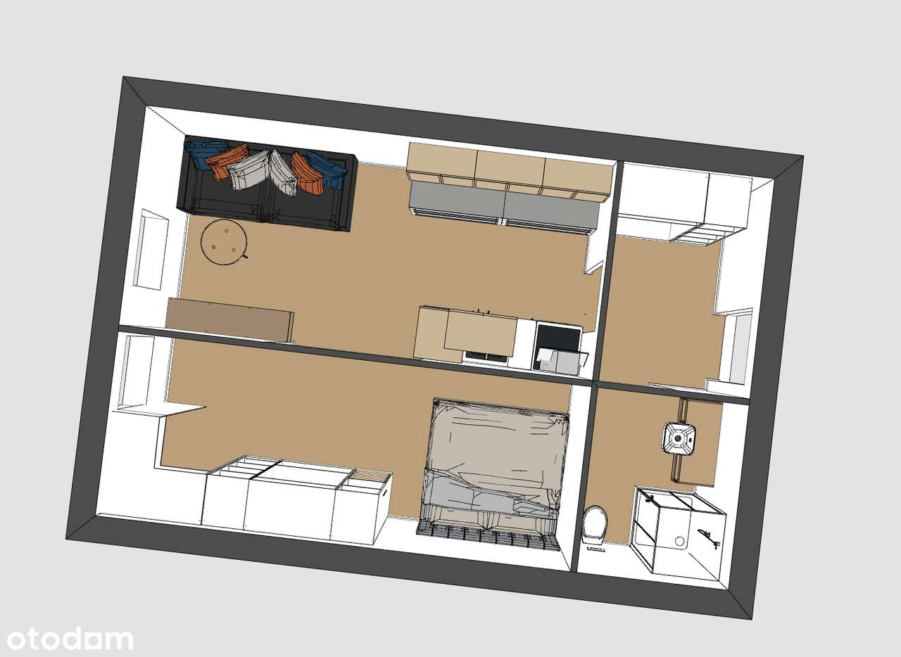 2 POKOJE Czeladź, Piaski, ul. Nowopogońska - CENTRALNE OGRZEWANIE-10