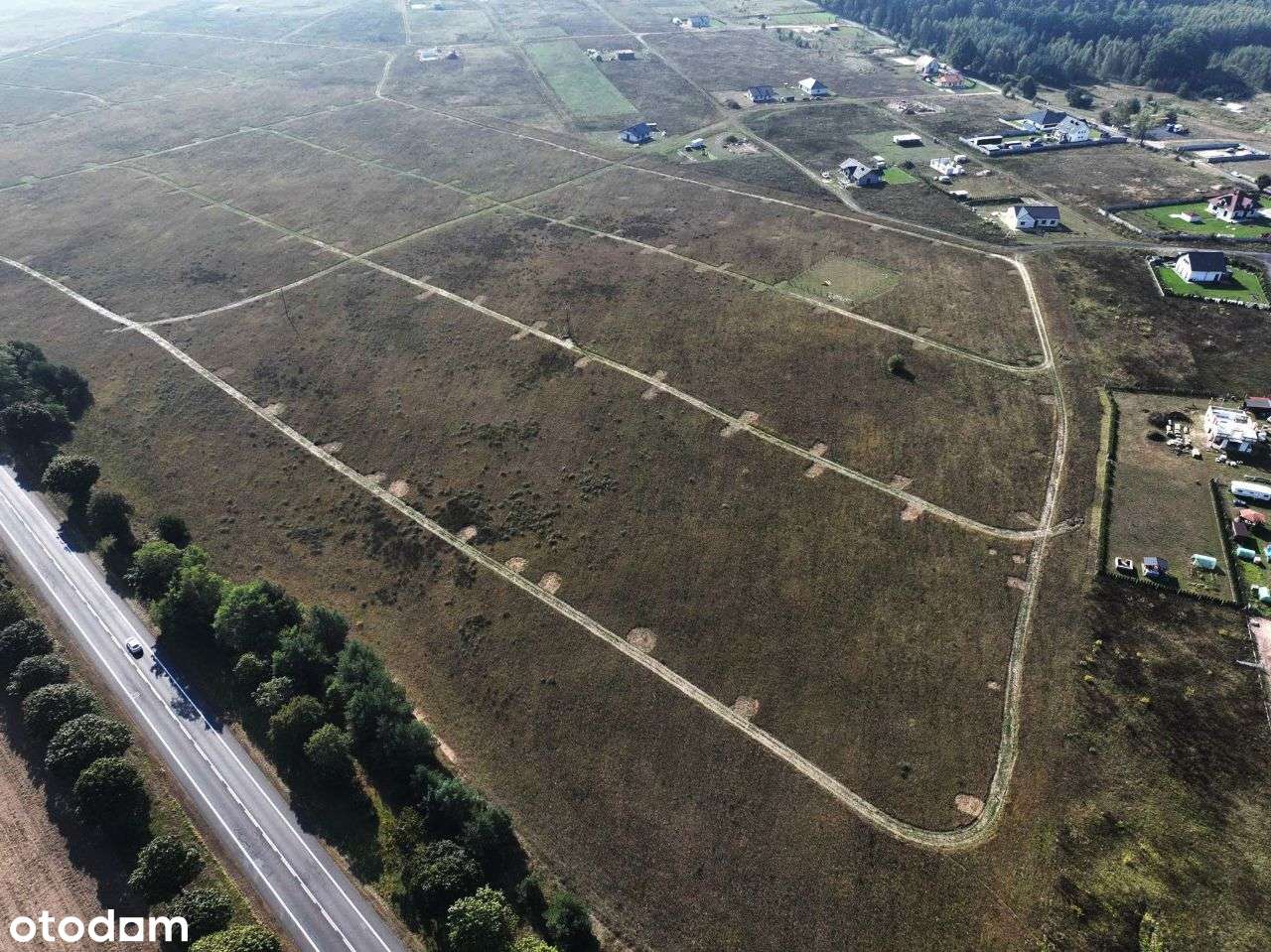 Tania działka nieopodal jeziora Niesłysz-4