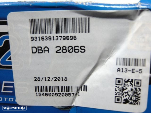 Discos de Travão com Fenda DBA T2 - Ref. 2806S - Novo - 5