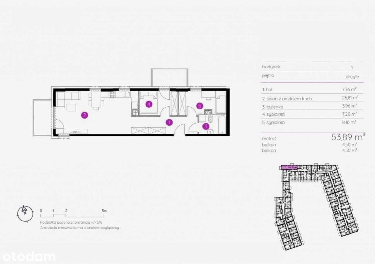 Super cena! 4 pokoje, ciekawy układ mieszkania-Rat-2