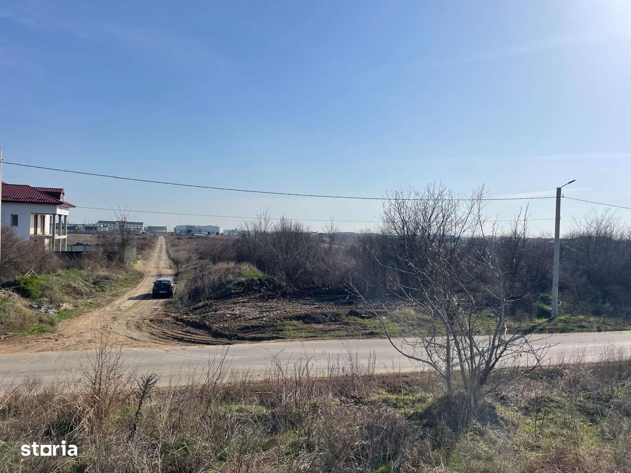 TEREN DE VÂNZARE -STR.DRUMUL GĂRII BALOTEȘTI CU DESCHIDERE  DE 75 ML.-1