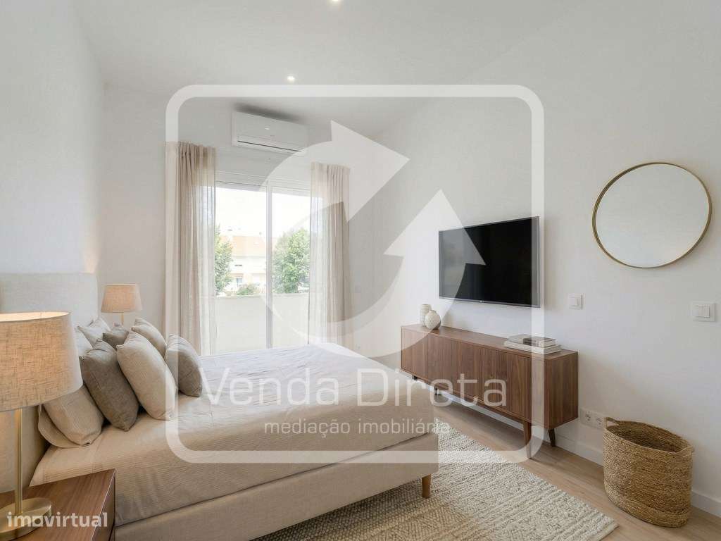 T2 Totalmente Remodelado com 3 Varandas | A 5 min do Cais Fluvial d...-6