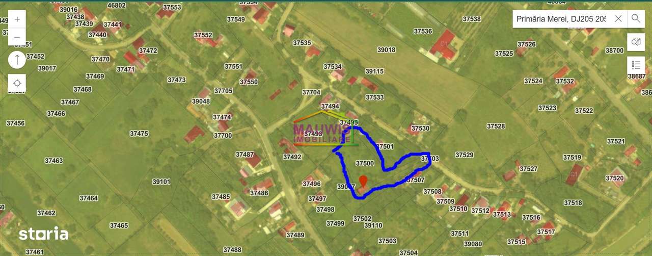 Vand Teren 1723 mp cu casa 3 camere in comuna Merei Judet Buzau-0