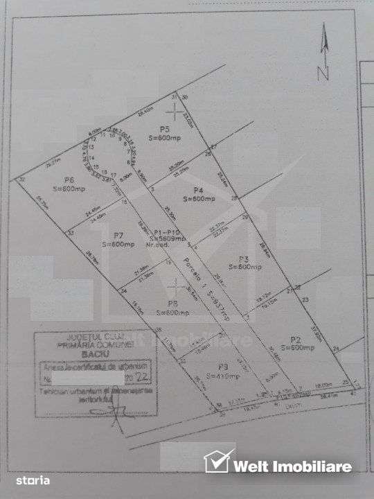 Parcela 600 mp, pozitie elevata, proiect cu 7 parcele, Popesti - Imagine principală: 4/4