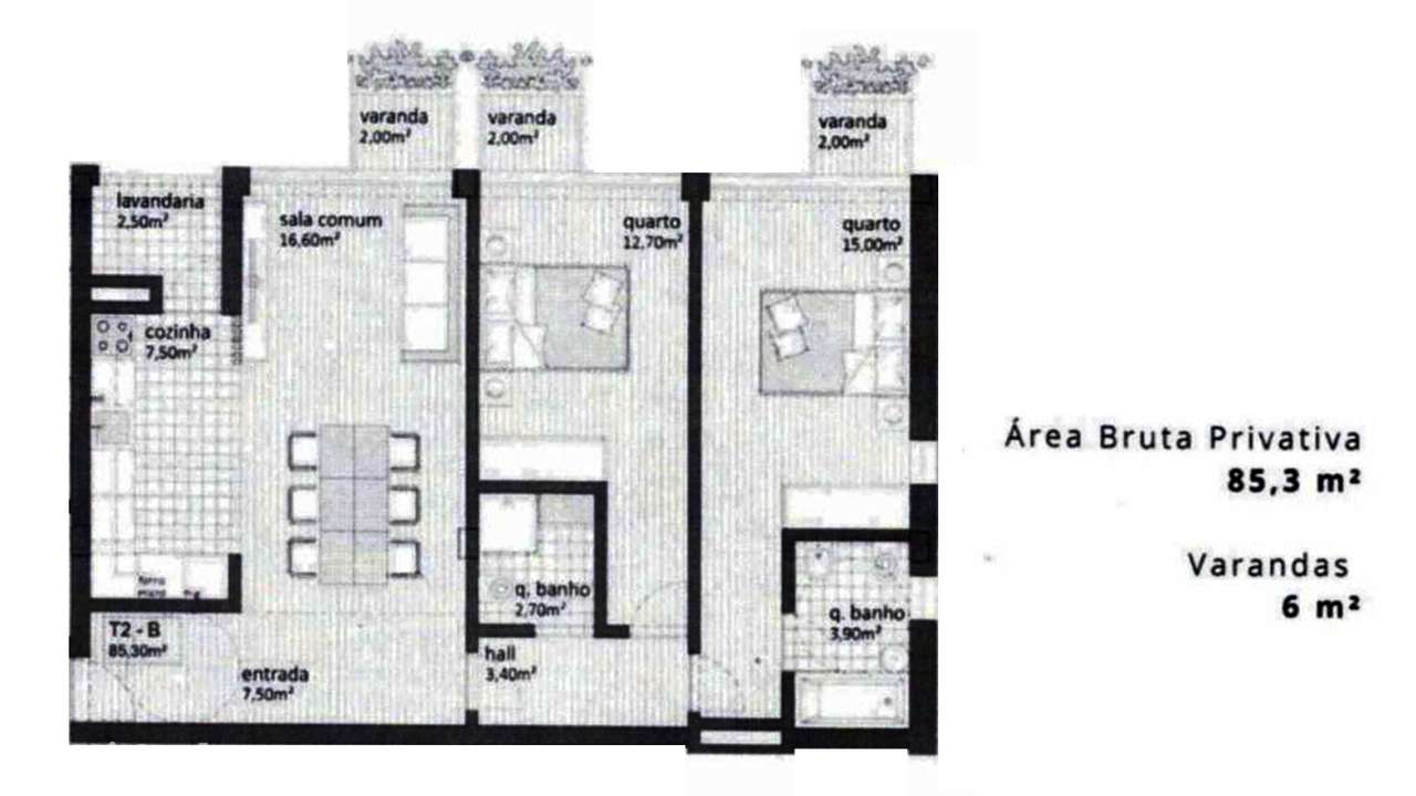 T2 Novo | varandas | Guifões, Matosinhos-15