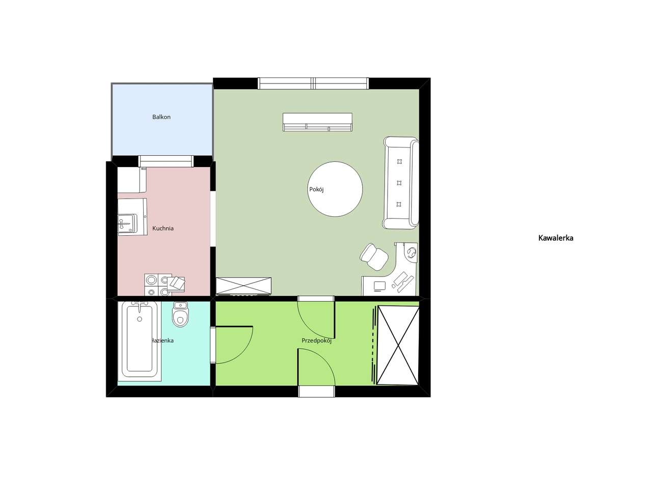 Klimatyzowane mieszkanie w Lęborku  – idealne dla singla, inwestycji!-0
