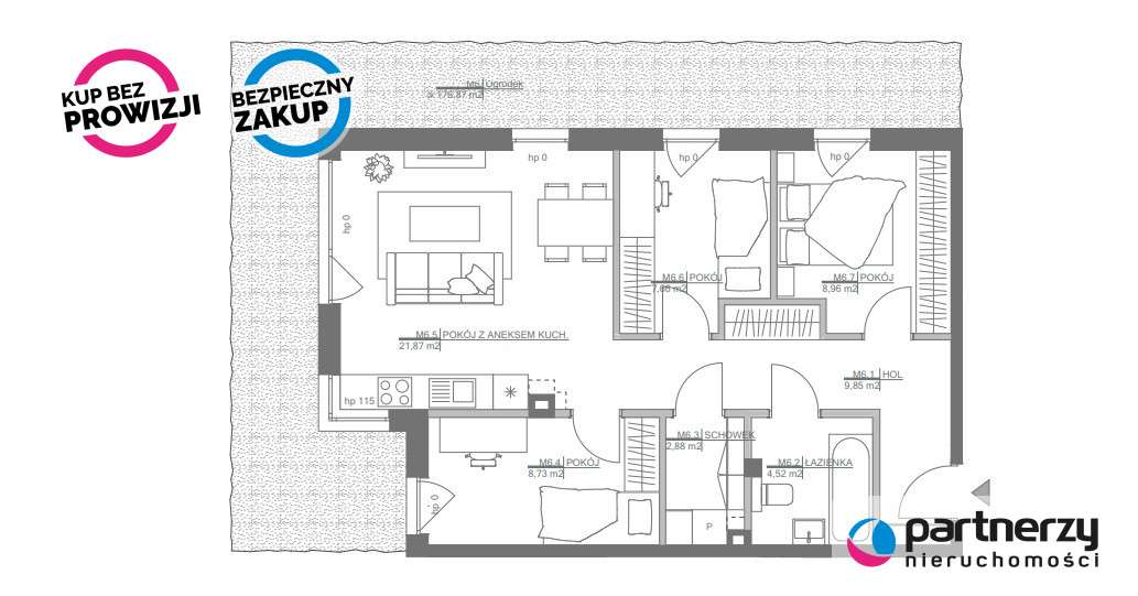 Nowe mieszkanie 4 pokojowe - Pełny obrazek: 4/10