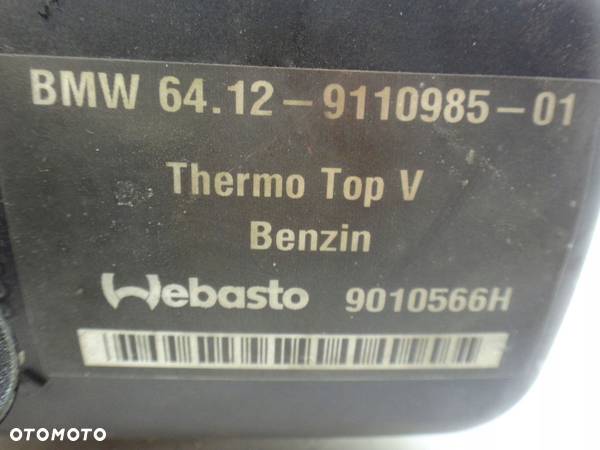 WEBASTO OGRZEWANIE POSTOJOWE PIEC BMW E90 E91 E92 E93 BENZYNA THERMO TOP V - 4