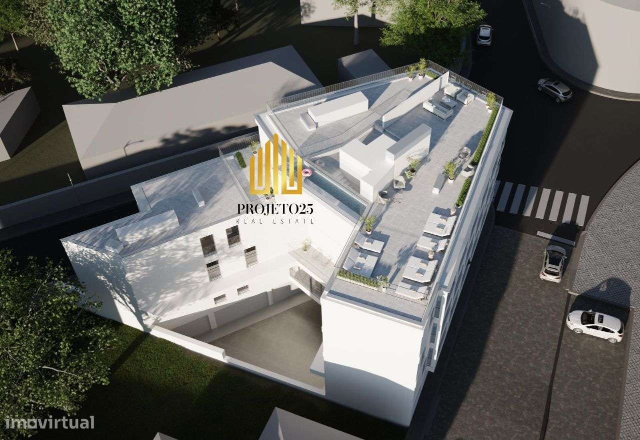 T4 NOVO (em construção) com 4 frentes, Terraço Privativo e Piscina. - Grande imagem: 2/27