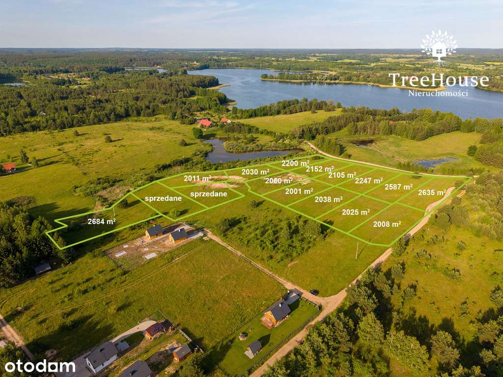 Pasym – działki budowlane nad jeziorem Kalwa - Pełny obrazek: 4/20