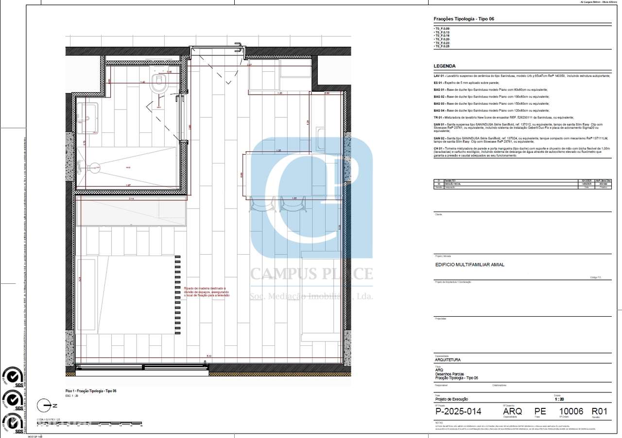 Apartamento T0 em construção, no Empreendimento Laetitia Living-12