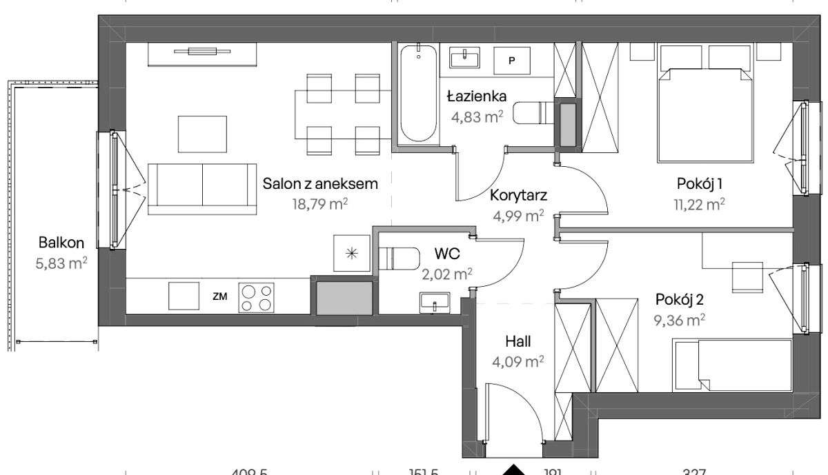 Za chwilę GOTOWE,3p, Metro,PKP, Nowoczesne osiedle.RABATY!-6