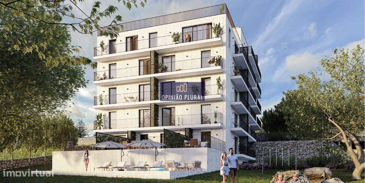 T1 Novo de Luxo com Varanda e Garagem | Haven Terrazza  Valbom-9