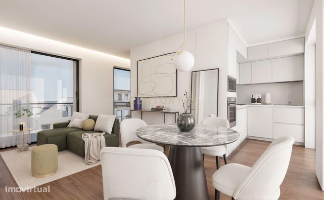 Apartamento Novo T2 + 1 - Bem Localizado e central.-1