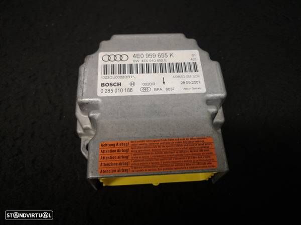 Centralina de airbag audi a8 d3 4e0 2003+ - 4