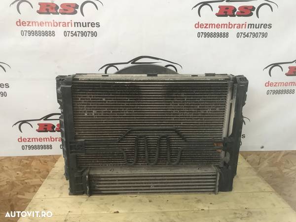 Set radiatoare și Electroventilator BMW 320d E90 E91 Facelift Automat 184cp - 1