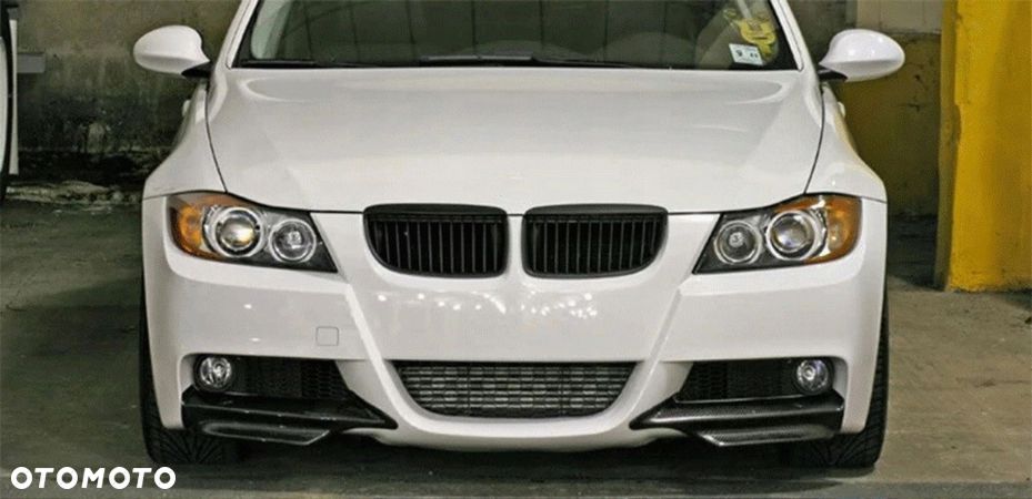 DOKŁADKA SPLITERY FLAPSY PRZEDNIEGO ZDERZAKA BMW E90 E91 M-PAKIET - 1