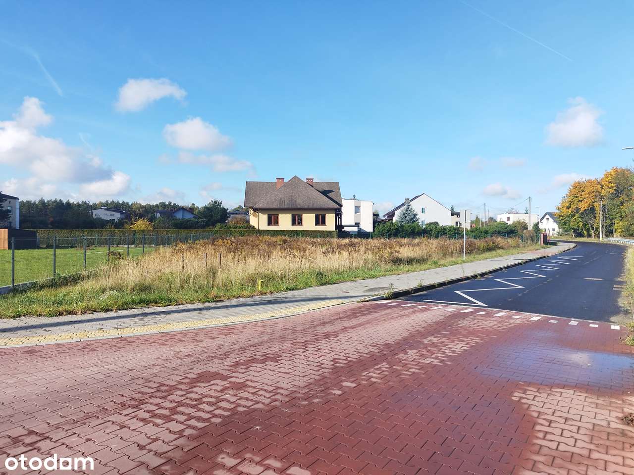 Działka niezabudowana z MPZP przy asfaltowej drodze-1