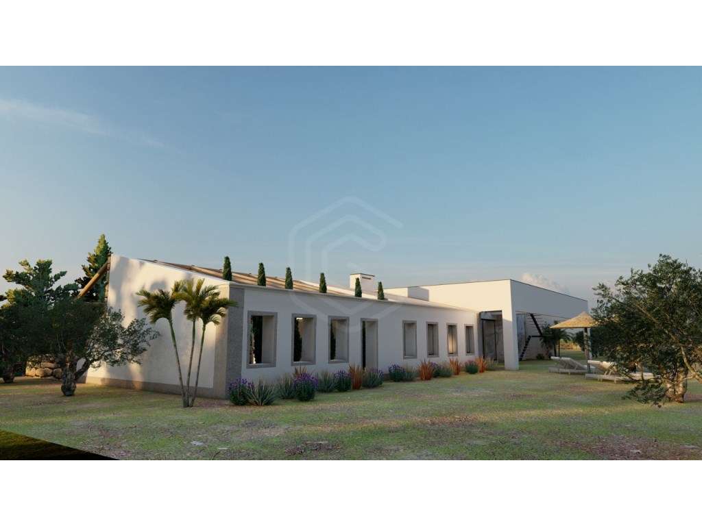 Terreno com ruína e projeto aprovado em Tunes, Silves, Algarve - Grande imagem: 4/22