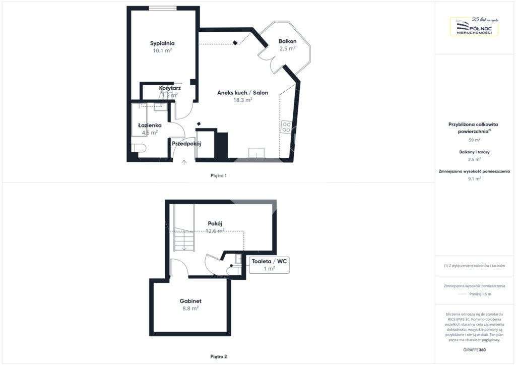 Dwupoziomowe mieszkanie na Starówce z piwnicą-8
