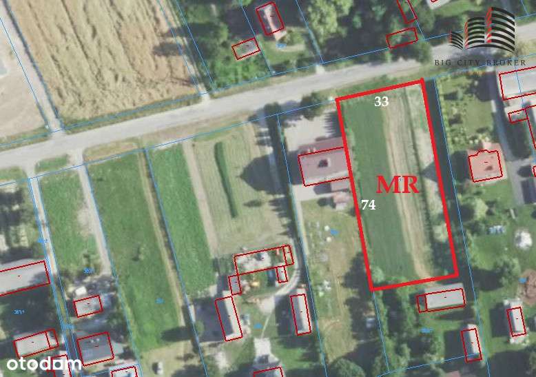 Tuszów- działka budowlana ponad 24 ary - Pełny obrazek: 3/3