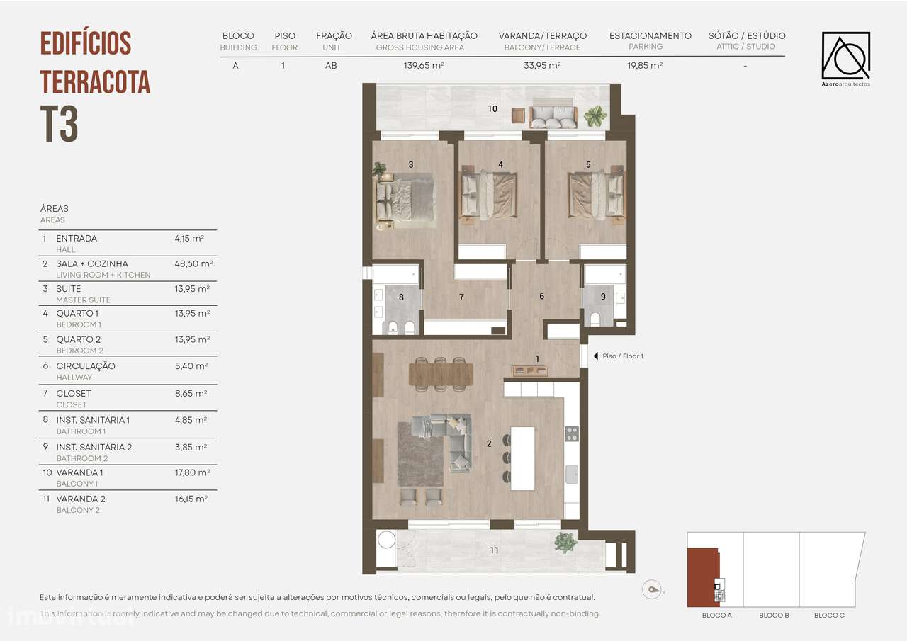 Apartamento T3 de Luxo no Montijo com Varandas e Acabamentos Premium-23
