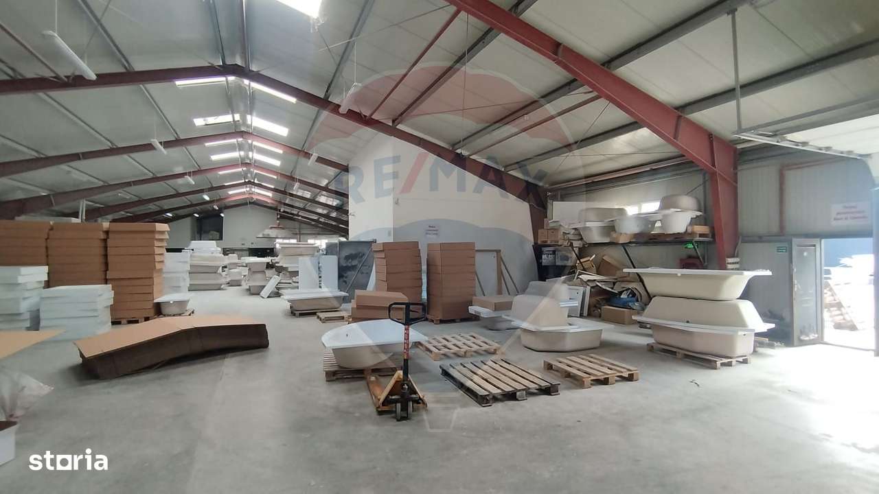 De închiriat–Hală 1063 mp pentru producție/depozitare - Crișeni/Zalău - Imagine principală: 4/8