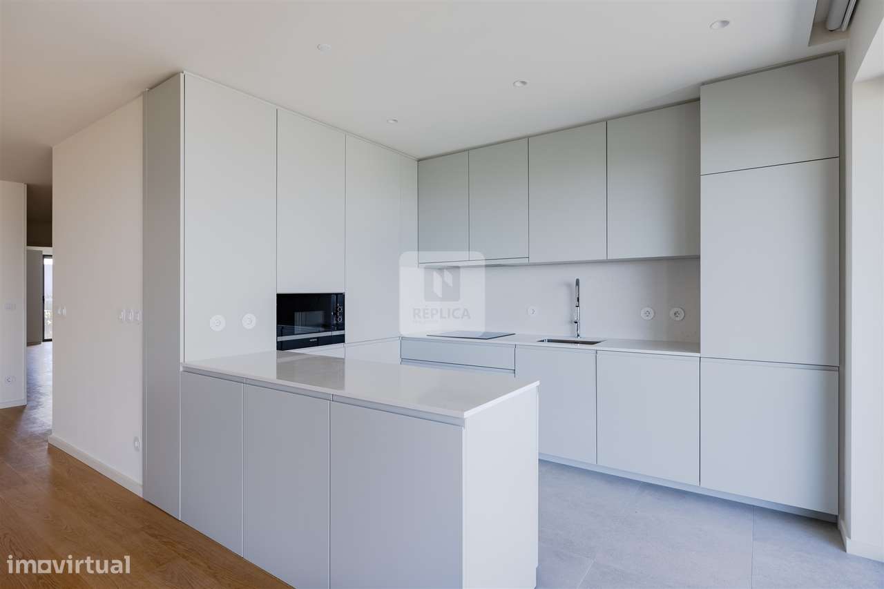 T3 com Varanda Vistas Mar Canidelo | T3 Gaia | Apartamento Le Parc-10