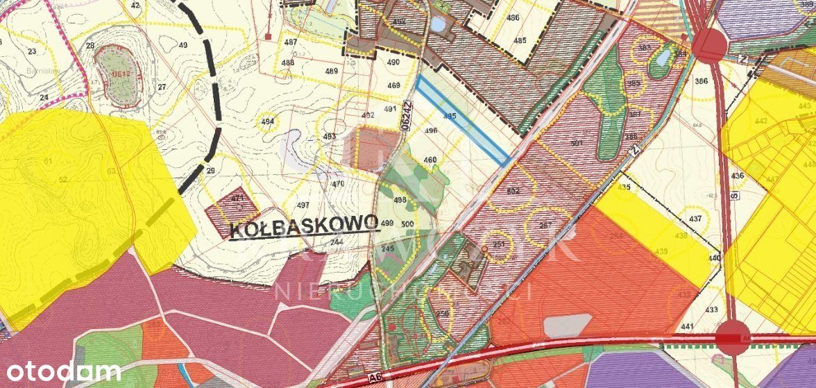 Działki pod hale magazynowe 2km od Kołbaskowa i A6